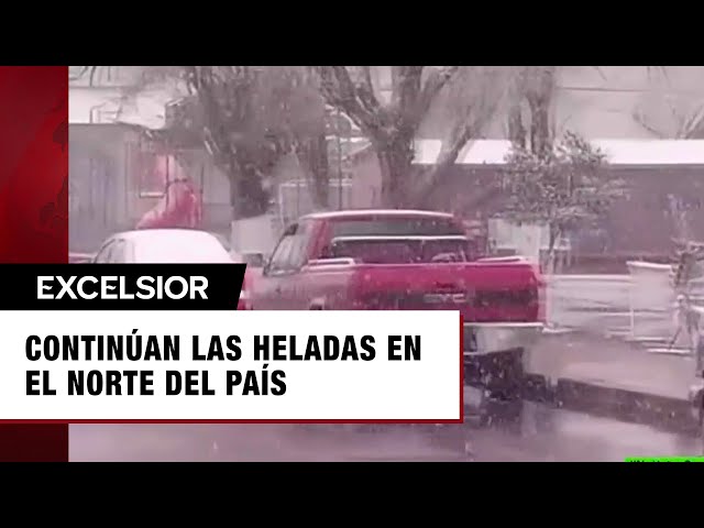 ⁣Heladas: Continúan las bajas temperaturas y nevadas en el norte del país