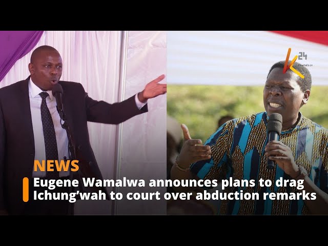 ⁣Eugene Wamalwa announces plans to drag Ichung’wah to court over abduction remarks