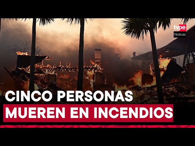 ⁣Voraces incendios en Los Ángeles amenazan a Hollywood