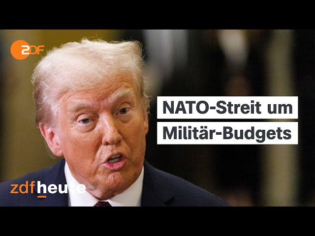 ⁣Trump fordert massive Erhöhung der Verteidigungs-Ausgaben von NATO-Ländern | ZDF Morgenmagazin