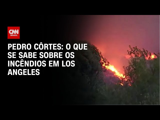 ⁣Pedro Côrtes: O que se sabe sobre os incêndios em Los Angeles | LIVE CNN