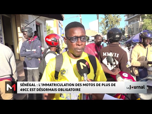 ⁣Sénégal: l´immatriculation des motos de plus de 49 cc obligatoire