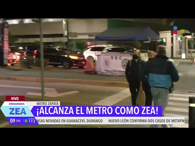 ⁣Metro CDMX: Así el panorama esta mañana en la estación Zapata