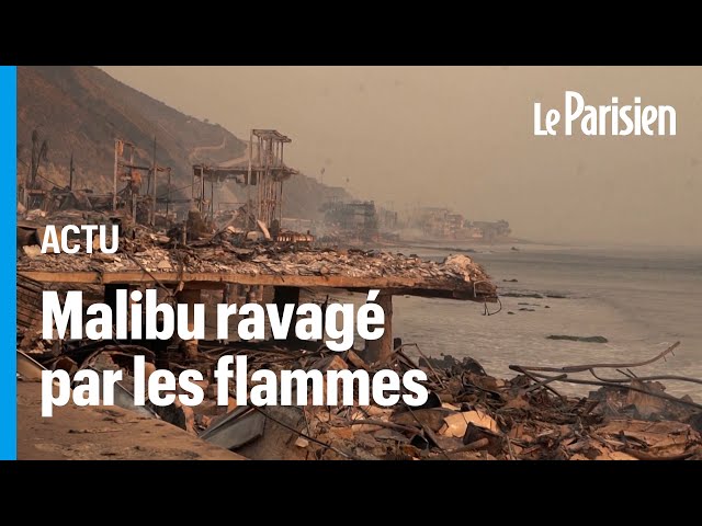 ⁣Incendies en Californie : Malibu et Pacific Palisades dévastés