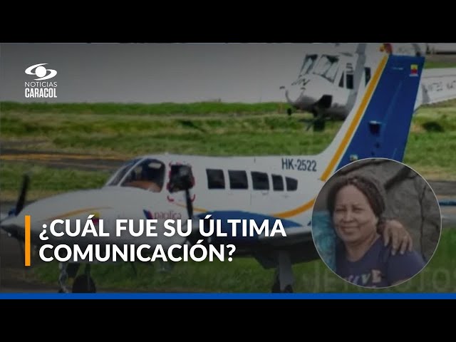 ⁣Habla hermano de mujer que iba a bordo de avioneta desaparecida