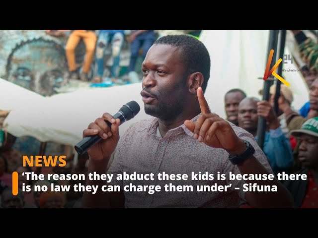 ⁣‘The reason they abduct these kids is because there is no law they can charge them under’ – Sifuna