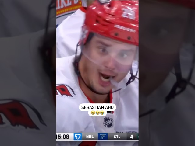 ⁣Sebastian Aho Broke Brandon Hagel 