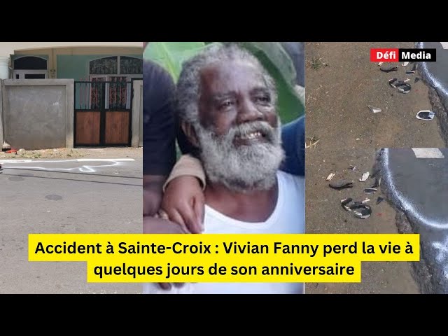 ⁣Accident à Sainte-Croix : Vivian Fanny décède à quelques jours de son anniversaire