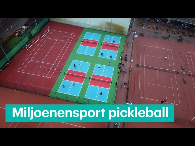 ⁣Na padel weer een nieuwe sport snel populairder: pickleball