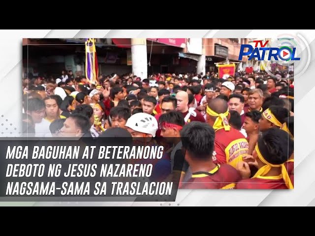 ⁣Mga baguhan at beteranong deboto ng Jesus Nazareno nagsama-sama sa Traslacion | TV Patrol