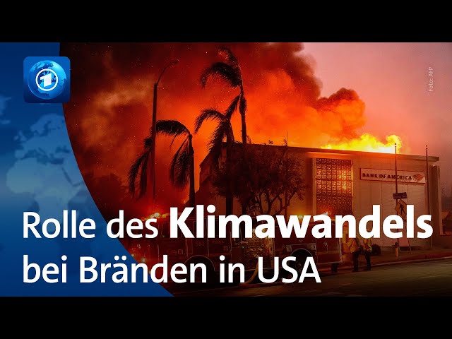 ⁣Klimawandel spielt entscheidende Rolle bei Bränden in Kalifornien