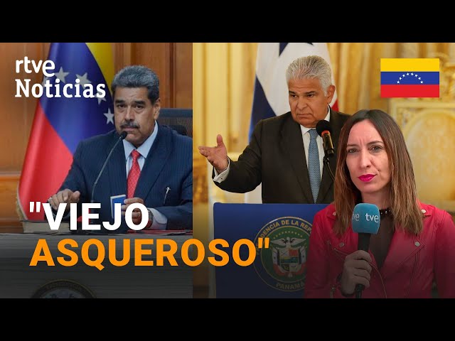 ⁣VENEZUELA: MADURO insulta al PRESIDENTE de PANAMÁ por APOYAR a GONZÁLEZ a UN DÍA de la INVESTIDURA