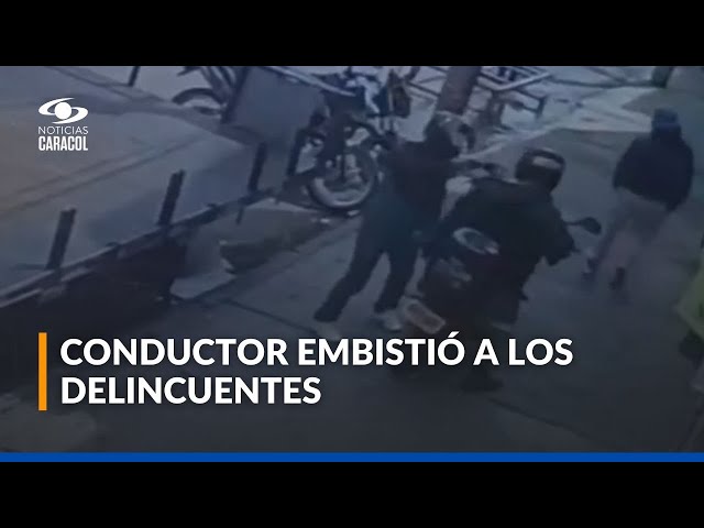 ⁣Comunidad frustró robo a motociclista en localidad de los Mártires, Bogotá