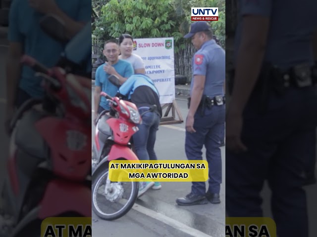 ⁣Publiko, pinayuhang maging kalmado at makipagtulungan pagdaan sa Comelec checkpoints