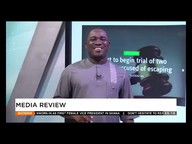 ⁣Badwam Media Review on Adom TV  (09-01-25)