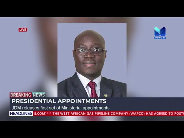 ⁣John Dramani Mahama Releases First Set of Ministerial Appointments