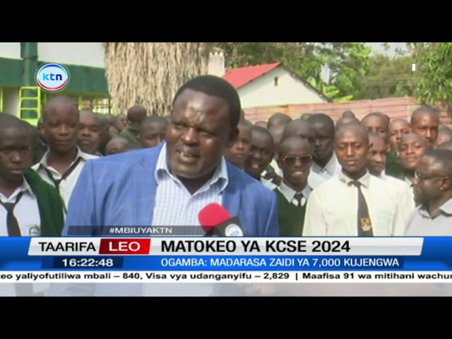 ⁣Walimu na wanafunzi wa Kakamega High wafurahia matokeo ya KCSE 2024