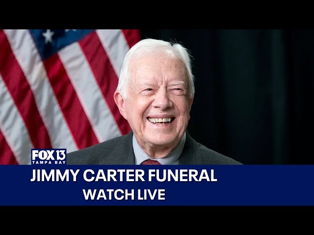 ⁣National funeral for former President Jimmy Carter