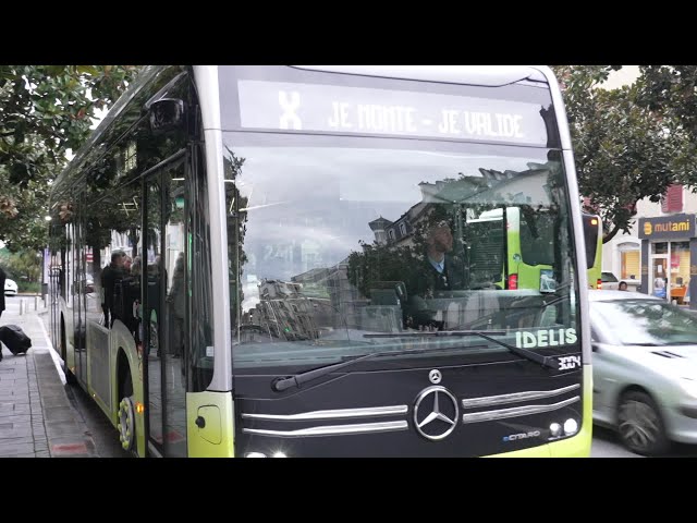 ⁣Idélis, plus de 10 millions de passagers et de nouveaux bus électriques