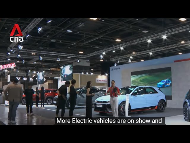 ⁣Record number of electric vehicles on display at 18th edition of Singapore Motorshow