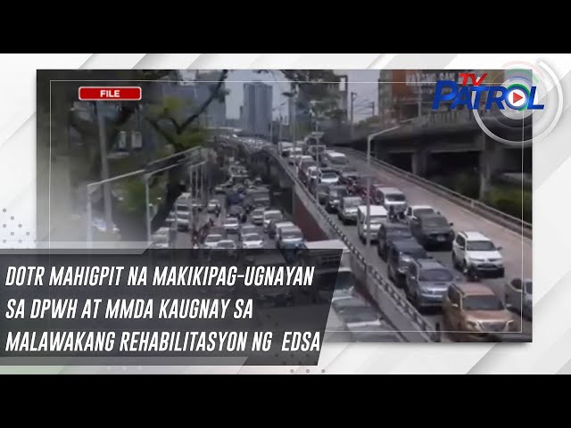 ⁣DOTr mahigpit na makikipag-ugnayan sa DPWH at MMDA kaugnay sa malawakang rehabilitasyon ng  EDSA