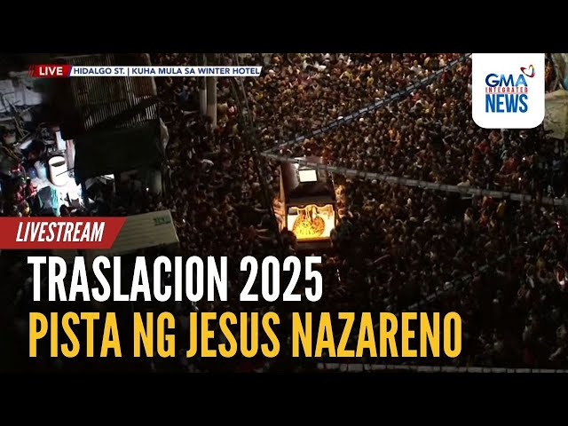 ⁣LIVESTREAM: Traslacion ng Poong Jesus Nazareno 2025 | GMA Integrated News - Part 3