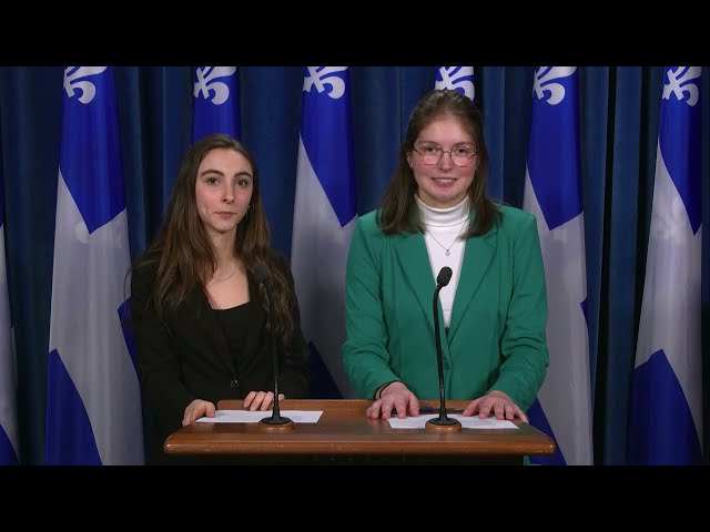 ⁣Forum étudiant | L'avenir québécois selon la première ministre, Mme Marilou Lévesque