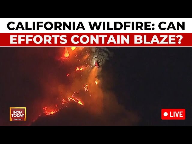 ⁣California Wildfires: Los Angeles Becomes Tinderbox, Hollywood Hills Ablaze, Rescue Efforts Continue