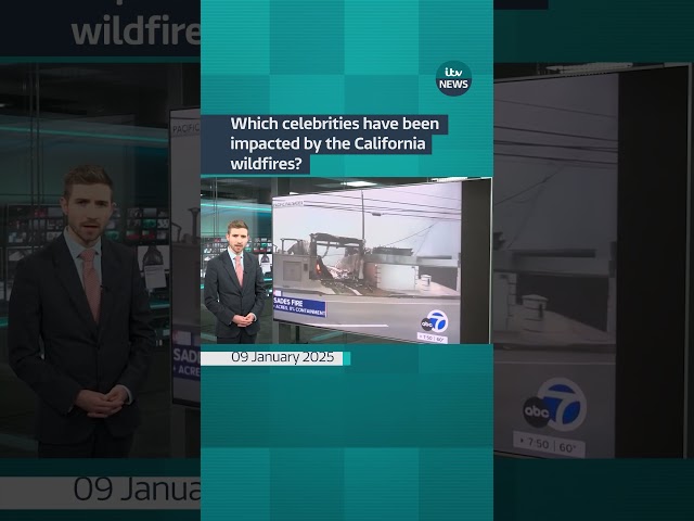 ⁣Which celebs have been impacted by the California wildfires? #itvnews #californiawildfires