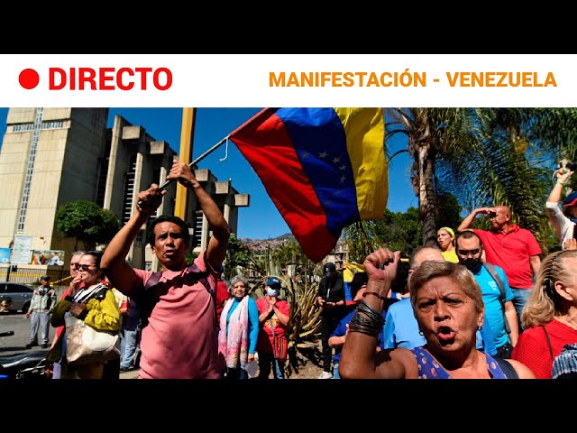 ⁣INVESTIDURA VENEZUELA  EN DIRECTO: La OPOSICIÓN MARCHA contra NICOLÁS MADURO en CARACAS | RTVE