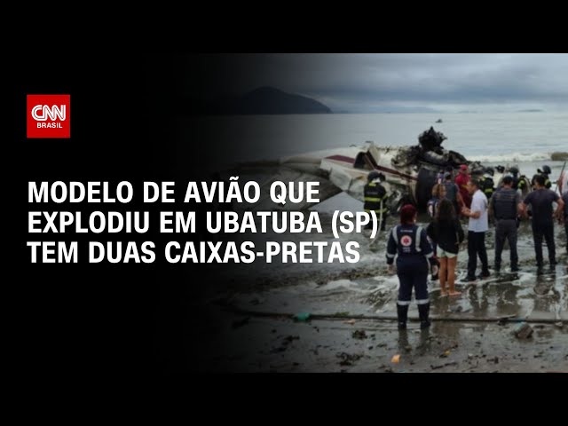 ⁣Modelo de avião que explodiu em Ubatuba (SP) tem duas caixas-pretas | BASTIDORES CNN