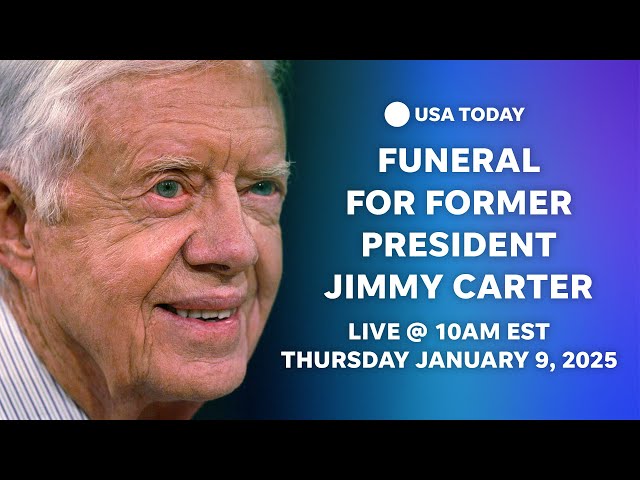 ⁣Watch live: Funeral for former President Jimmy Carter held in Washington, D.C.