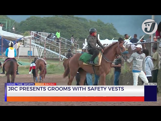 ⁣JRC Presents Grooms with Safety Vests #tvjprimetimesports