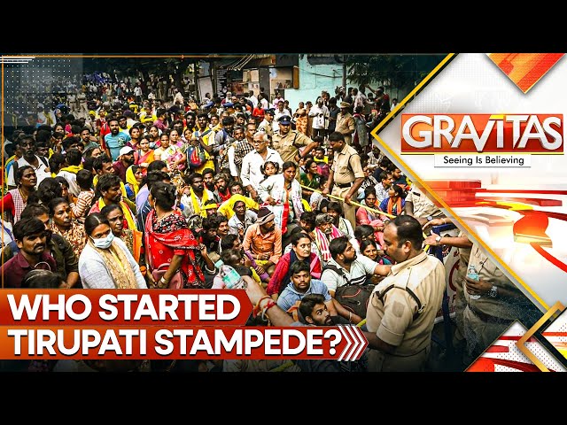 ⁣God Vs Greed: Who Started Tirupati Stampede? | GRAVITAS LIVE | WION LIVE