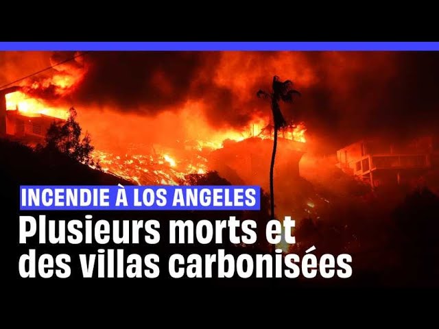 ⁣Incendie à Los Angeles : Plusieurs morts et des villas carbonisées, dévorées par les flammes