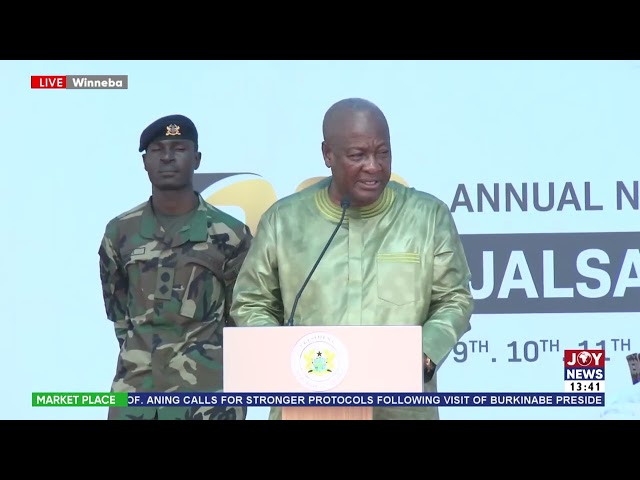 ⁣John Mahama vows to implement Operation Recover All Loot. #JoyNews