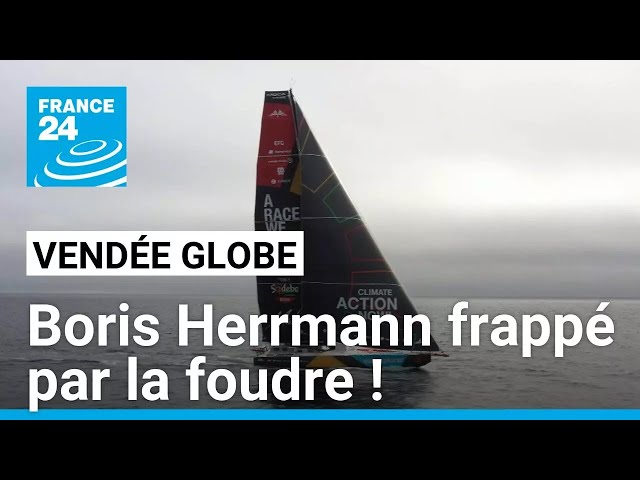 ⁣Vendée Globe : Charlie Dalin garde son avance, Boris Herrmann frappé par la foudre ! • FRANCE 24