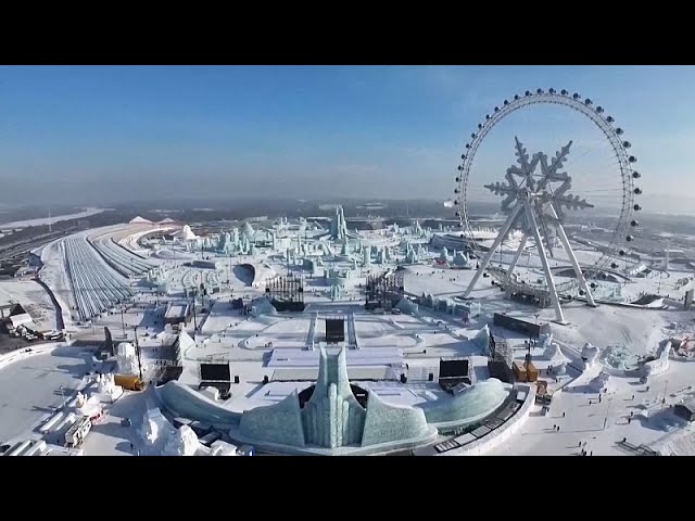 ⁣Le plus grand parc à thème de glace et de neige au monde