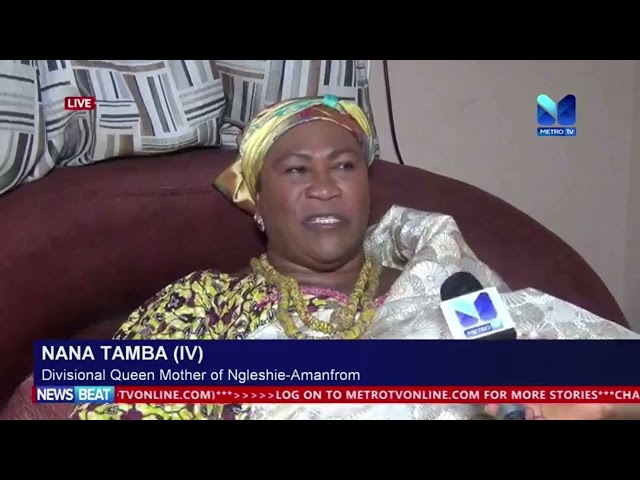 ⁣Queen Mother of Ngleshie Amanfrom Appeal for Government Intervention due to Poor Road Network