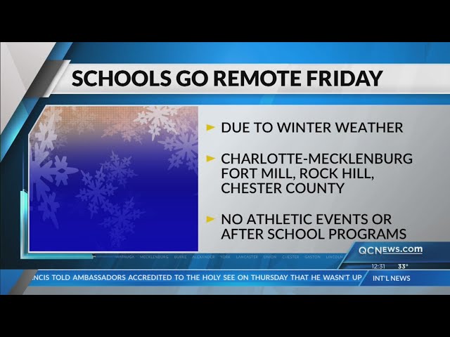 ⁣Several school districts going remote on Friday