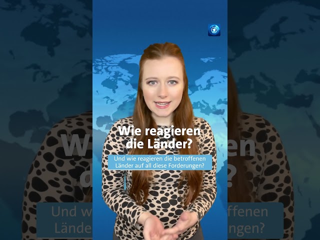 ⁣Trump sorgt mit seinen Aussagen diese Woche in vielen Ländern für Diskussionen. #tagesschau