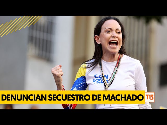 ⁣Confirman secuestro de María Corina Machado en Venezuela