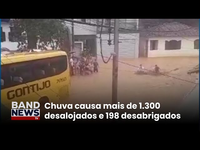 ⁣Sobe para 12 o número de mortes devido às chuvas em MG | BandNewsTV