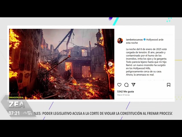 ⁣"La amenaza es real": Beto Cuevas sobre los incendios en Los Ángeles, California | Francis