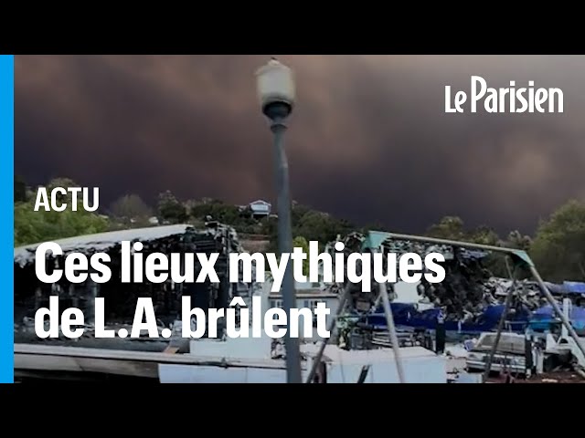 ⁣Incendies à Los Angeles : Malibu ravagé, les studios et le Walk of fame évacués...