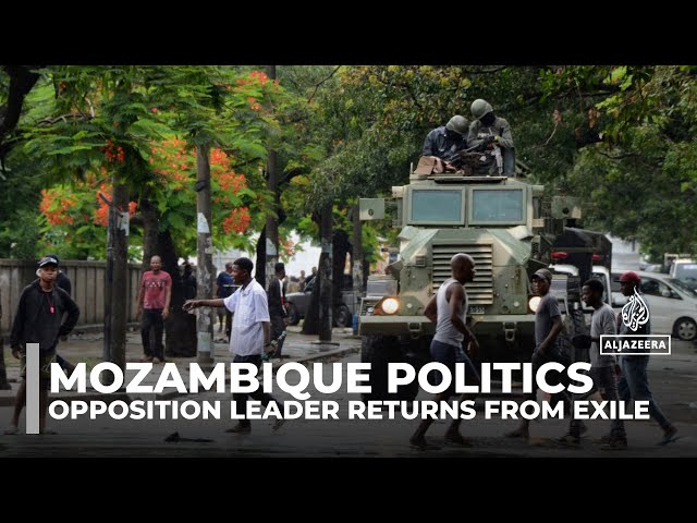 ⁣Clashes in Mozambique as main opposition leader Mondlane returns from exile