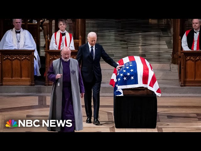 ⁣Watch key moments from Jimmy Carter’s funeral