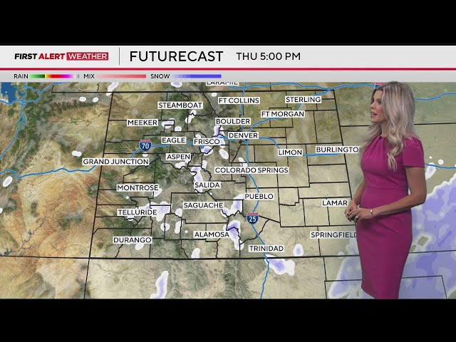 ⁣Snow clearing but wind will continue to howl in eastern Colorado and Denver