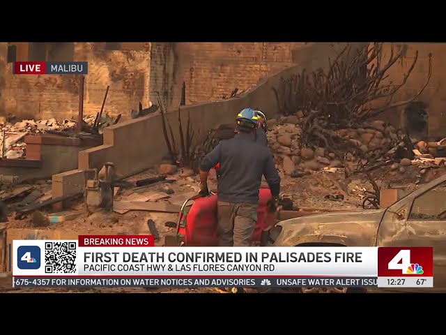 ⁣Death confirmed in Palisades Fire