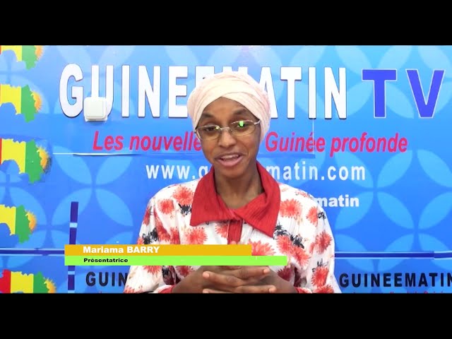 ⁣ JT de Guineematin (Mariama Barry en Poular): la Guinée a perdu + 60 millions USD en 2024...